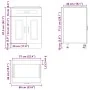 Mueble bajo de cocina Kalmar madera ingeniería de roble marrón von , Küchenschränke - Ref: Foro24-853494, Preis: 89,06 €, Rab...