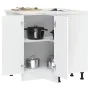Mueble bajo esquinero de cocina Kalmar madera ingeniería blanca von , Küchenschränke - Ref: Foro24-853507, Preis: 106,50 €, R...