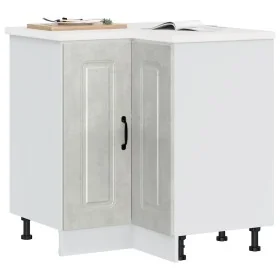 Mueble bajo esquinero de cocina Kalmar gris hormigón von , Küchenschränke - Ref: Foro24-853511, Preis: 101,42 €, Rabatt: %
