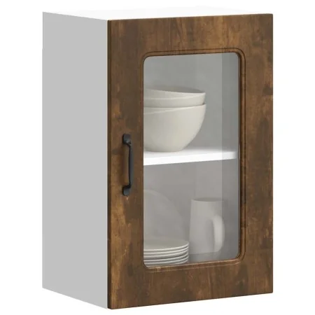 Armario pared cocina puerta de cristal Kalmar roble ahumado von , Küchenschränke - Ref: Foro24-853532, Preis: 55,97 €, Rabatt: %