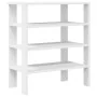 Mueble zapatero madera contrachapada blanco 61x32x70 cm by , Shoe racks and shoe organizers - Ref: Foro24-859842, Price: 42,7...
