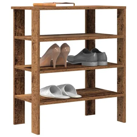 Mueble zapatero madera contrachapada madera vieja 61x32x70 cm de , Zapateros y organizadores de calzado - Ref: Foro24-859849,...