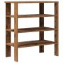 Mueble zapatero madera contrachapada madera vieja 61x32x70 cm de , Zapateros y organizadores de calzado - Ref: Foro24-859849,...