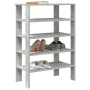 Mueble zapatero madera contrachapada gris hormigón 61x32x87,5cm by , Shoe racks and shoe organizers - Ref: Foro24-859854, Pri...