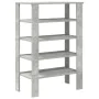 Mueble zapatero madera contrachapada gris hormigón 61x32x87,5cm by , Shoe racks and shoe organizers - Ref: Foro24-859854, Pri...