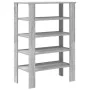 Mueble zapatero madera contrachapada gris sonoma 61x32x87,5 cm von , Schuhregale und Schuhorganisatoren - Ref: Foro24-859856,...