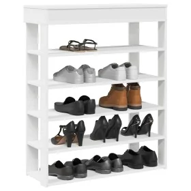Mueble zapatero madera contrachapada blanco 80x30x98 cm by , Shoe racks and shoe organizers - Ref: Foro24-859932, Price: 73,7...