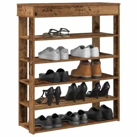 Mueble zapatero madera contrachapada madera vieja 80x30x98 cm by , Shoe racks and shoe organizers - Ref: Foro24-859939, Price...