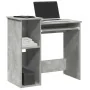 Escritorio con estantes contrachapada hormigón 84x40x78 cm von , Schreibtische - Ref: Foro24-860448, Preis: 67,09 €, Rabatt: %