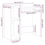 Escritorio con estantes contrachapada hormigón 84x40x78 cm von , Schreibtische - Ref: Foro24-860448, Preis: 67,09 €, Rabatt: %