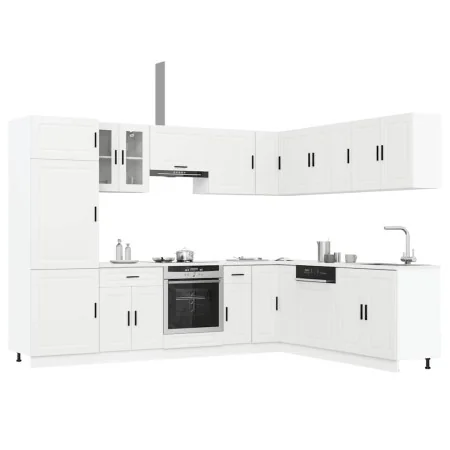 Mueble de cocina Porto blanco 14 piezas madera contrachapada von , Küchenschränke - Ref: Foro24-3314991, Preis: 1,00 €, Rabat...