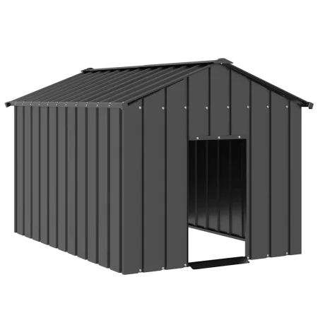 Caseta para perros con techo acero galvanizado 113x153x101 cm by , Dog kennels - Ref: Foro24-4100919, Price: 147,23 €, Discou...