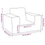 Sofá para niños felpa suave color crema by , Baby and Toddler Furniture - Ref: Foro24-4104775, Price: 28,83 €, Discount: %