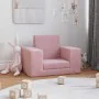 Sofá cama para niños felpa suave rosa by , Baby and Toddler Furniture - Ref: Foro24-4104789, Price: 35,62 €, Discount: %