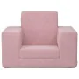 Sofá cama para niños felpa suave rosa by , Baby and Toddler Furniture - Ref: Foro24-4104789, Price: 35,62 €, Discount: %