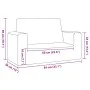 Sofá infantil de 2 plazas gris claro con estrellas felpa suave von , Baby- und Kleinkindmöbel - Ref: Foro24-4104796, Preis: 4...
