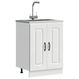Mueble bajo para fregadero Kalmar blanco 60x46x81,5 cm von , Küchenschränke - Ref: Foro24-853437, Preis: 80,37 €, Rabatt: %