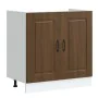 Mueble bajo para fregadero Kalmar roble marrón 80x46x81,5 cm von , Küchenschränke - Ref: Foro24-853454, Preis: 75,87 €, Rabat...