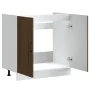 Mueble bajo para fregadero Kalmar roble marrón 80x46x81,5 cm von , Küchenschränke - Ref: Foro24-853454, Preis: 75,87 €, Rabat...
