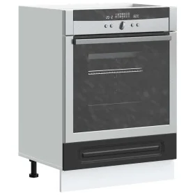 Mueble de horno Kalmar negra madera reconstituida von , Küchenschränke - Ref: Foro24-853518, Preis: 61,98 €, Rabatt: %