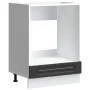 Mueble de horno Kalmar negra madera reconstituida von , Küchenschränke - Ref: Foro24-853518, Preis: 61,98 €, Rabatt: %