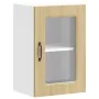 Armario pared cocina puerta de cristal Kalmar roble sonoma by , Kitchen cabinets - Ref: Foro24-853530, Price: 55,91 €, Discou...