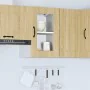 Armario pared cocina puerta de cristal Kalmar roble sonoma by , Kitchen cabinets - Ref: Foro24-853530, Price: 55,91 €, Discou...