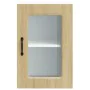 Armario pared cocina puerta de cristal Kalmar roble sonoma by , Kitchen cabinets - Ref: Foro24-853530, Price: 55,91 €, Discou...