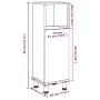 Armario de baño madera contrachapada roble artisan 30x30x95 cm by , Bathroom furniture - Ref: Foro24-856138, Price: 56,60 €, ...