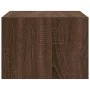 Mesita de noche de pared con luces LED roble marrón von , TV-Möbel - Ref: Foro24-860223, Preis: 54,89 €, Rabatt: %