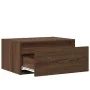 Mesita de noche de pared con luces LED roble marrón von , TV-Möbel - Ref: Foro24-860223, Preis: 54,89 €, Rabatt: %