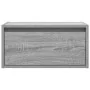 Mesita de noche de pared con luces LED gris Sonoma von , TV-Möbel - Ref: Foro24-860221, Preis: 54,89 €, Rabatt: %