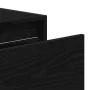 Mesitas de noche de pared con luces LED 2 unidades roble negro de , Muebles TV - Ref: Foro24-860214, Precio: 97,78 €, Descuen...