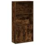 Estantería madera de ingeniería roble ahumado 60x24x120 cm von , Bücherregale und Regale - Ref: Foro24-860422, Preis: 75,07 €...
