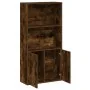 Estantería madera de ingeniería roble ahumado 60x24x120 cm von , Bücherregale und Regale - Ref: Foro24-860422, Preis: 75,07 €...