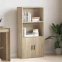 Estantería de madera de ingeniería roble sonoma 60x24x120 cm von , Bücherregale und Regale - Ref: Foro24-860420, Preis: 68,12...