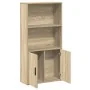 Estantería de madera de ingeniería roble sonoma 60x24x120 cm von , Bücherregale und Regale - Ref: Foro24-860420, Preis: 68,12...