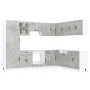 Mueble cocina Lucca gris hormigón 14 pzas madera contrachapada by , Kitchen cabinets - Ref: Foro24-3314985, Price: 993,58 €, ...