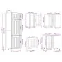 Mueble cocina Lucca gris hormigón 14 pzas madera contrachapada by , Kitchen cabinets - Ref: Foro24-3314985, Price: 993,58 €, ...