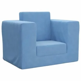 Sofá cama infantil felpa suave azul by , Baby and Toddler Furniture - Ref: Foro24-4104806, Price: 36,84 €, Discount: %