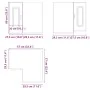 Armario cocina esquina de pared Kalmar madera ingeniería blanca von , Küchenschränke - Ref: Foro24-853617, Preis: 85,53 €, Ra...