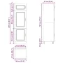 Armario de cocina Kalmar madera de ingeniería de roble marrón de , Armarios de cocina - Ref: Foro24-853634, Precio: 210,87 €,...