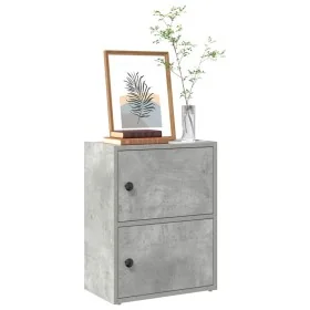 Estantería de madera de ingeniería gris hormigón 40x24x52 cm by , Bookcases and shelves - Ref: Foro24-860358, Price: 40,03 €,...