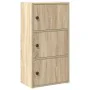 Estantería de madera de ingeniería roble sonoma 40x24x77 cm de , Librerías y estanterías - Ref: Foro24-860366, Precio: 59,57 ...