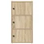 Estantería de madera de ingeniería roble sonoma 40x24x77 cm de , Librerías y estanterías - Ref: Foro24-860366, Precio: 59,57 ...
