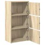 Estantería de madera de ingeniería roble sonoma 40x24x77 cm de , Librerías y estanterías - Ref: Foro24-860366, Precio: 59,57 ...