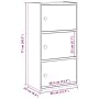 Estantería de madera de ingeniería roble sonoma 40x24x77 cm de , Librerías y estanterías - Ref: Foro24-860366, Precio: 59,57 ...