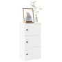 Estantería de madera de ingeniería blanca 40x24x77 cm von , Bücherregale und Regale - Ref: Foro24-860364, Preis: 55,12 €, Rab...