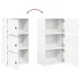 Estantería de madera de ingeniería blanca 40x24x77 cm von , Bücherregale und Regale - Ref: Foro24-860364, Preis: 55,12 €, Rab...