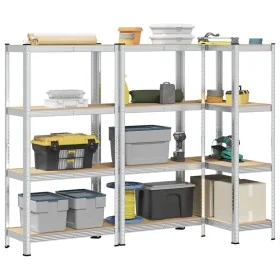 Estantes de almacenamiento de 4 capas 3 uds by , Industrial shelving - Ref: Foro24-3307578, Price: 92,96 €, Discount: %